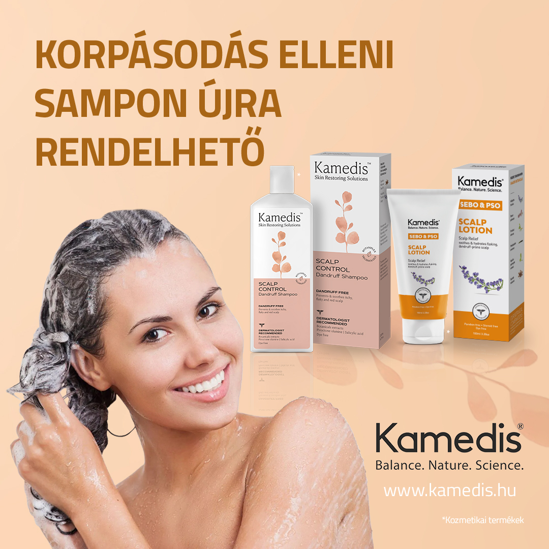 Kamedis scalp control - korpásodás elleni sampon, 200ml